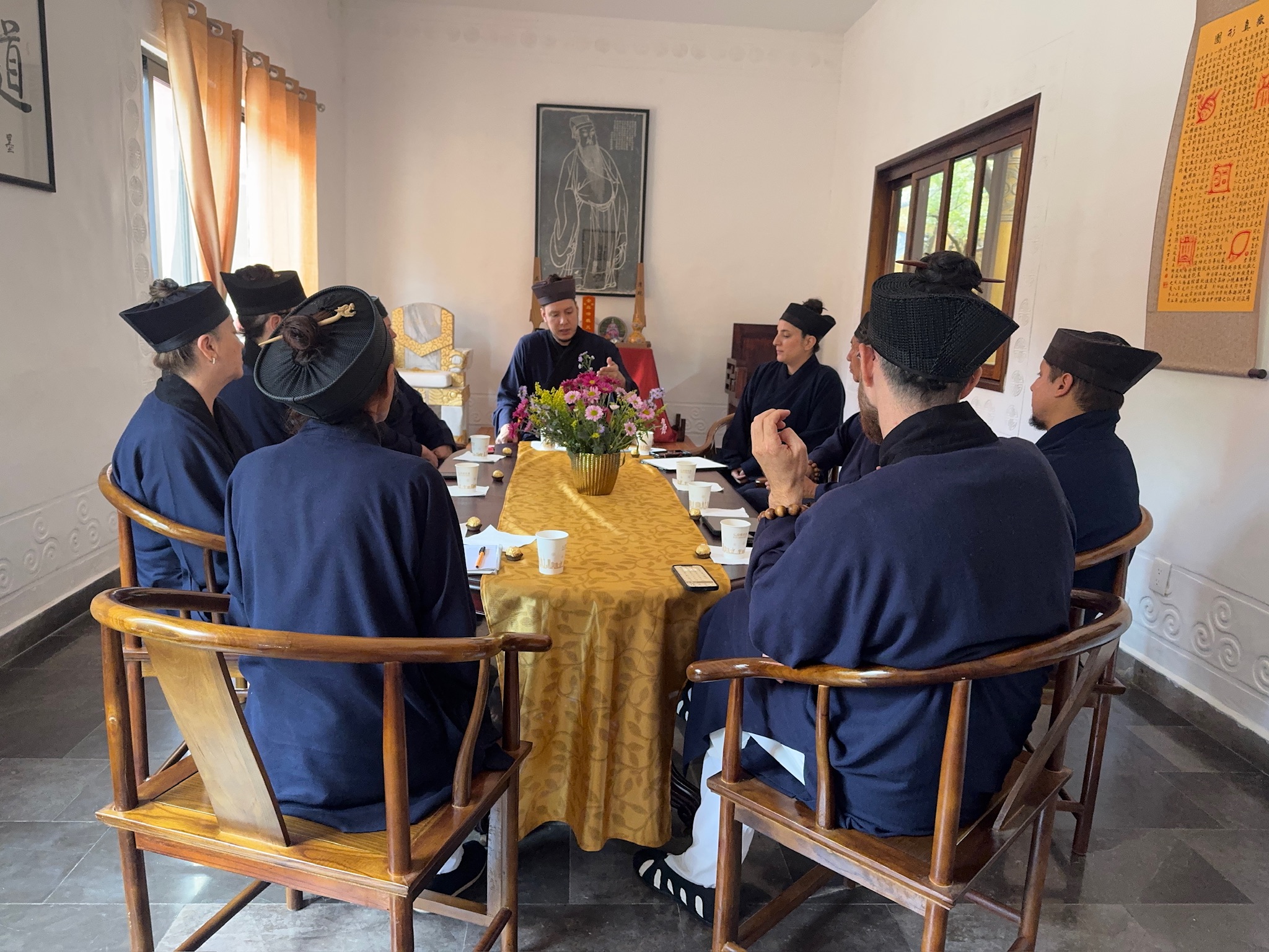 Avances y Compromisos de la Junta Directiva de 墨西哥的长春观 mòxīgē de cháng chūn guān: templo de la eterna primavera de México.