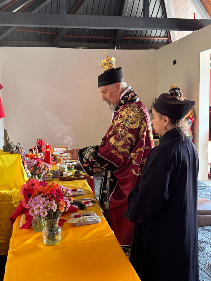 Crónica de Ceremonia de aniversario de apertura del templo 长春观 chǎngchūn guān: templo de la eterna primavera de México
